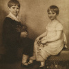 Дарвин с сестрой, портрет