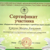 Сертификат участника - Кутузов М.А. - Круглый стол 