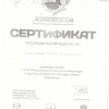 Сертификат участника - Максимова П.В. - 24 Международная научная конференция студентов, аспирантов и молодых ученых 