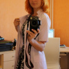 Студентка первого курса Олеся Строменко впервые примеряет медицинский халат