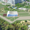 Эскизный проект бассейна ВолгГМУ с примерным расположением на строительной площадке на Тулака