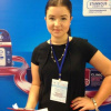 Александра Ежова на международной конференции в Казахстане
