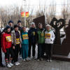 Участники л/атлетического пробега 2 февраля