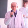 Александр Воробьев приветствует участников олимпиады по хирургии