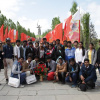 Иностранные студенты ВолгГМУ на Мамаевом кургане 2015