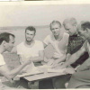 Слева направо: Б.А. Ковалёв, И. Торопчин, В.Б. Мандриков, А.А. Спасов, М.А. Морковкин