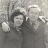 В.И.Петров с (будущей) женой Ириной Александровной (в дев. Тришковой). 1 мая 1978 г. 